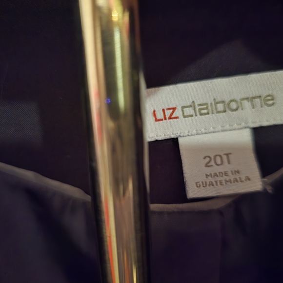 Liz Claiborne Beautiful Navy Women's Blazer, Fully Lined, High Quality, Size 20T - Picture 3 of 6